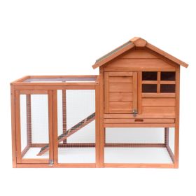 Easily-assembled Wooden Rabbit House Chicken Coop Kennels (Option: 1pcs)